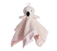 Apricot Lamb Stuffed Animals Flamingo Security Blanket Infant Nursery Character Blanket Luxury Snuggler Plush Baby Lovey(Flamingo, 13 Inches)