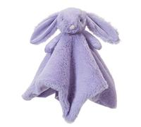 Apricot Lamb Stuffed Animals Purple Bunny Rabbit Comforter Blanket Security Infant Nursery Character Blanket Luxury Snuggler Plush Baby Lovey(Purple Bunny)