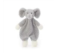 Apricot Lamb Stuffed Animals Security Blanket Grey Elephant Infant Nursery Character Blanket Luxury Snuggler Plush(Grey Elephant, 10 Inches)