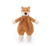 Apricot Lamb Stuffed Animals Security Blanket Yellow Fox Infant Nursery Character Blanket Luxury Snuggler Plush(Yellow Fox, 10 Inches)