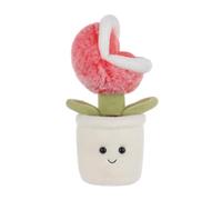 Apricot Lamb Succulent Potted Flower Plush Chomper Plant Stuffed Animals for Kids, Soft Cute Plushies Toys for Baby Girl and Boy, Fluffy Potted Flower Chomper Plant