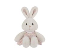 Apricot Lamb Sweet Bunny Plushies Stuffed Animals for Kids, Soft Cute Rabbit Plush Toys for Baby Girl and Boy, Fluffy Sweet Bunny White 11.5 Inches