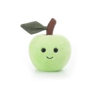 Apricot Lamb Sweet Green Apple Plushies Stuffed Animals for Kids, Soft Cute Plush Toys for Baby Girl and Boy, Fluffy Green Fruit 5 Inches