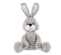 Apricot Lamb Toys Plush Corduroy Rabbit Bunny Stuffed Animal Soft Cuddly Perfect for Child (grey Bunny)