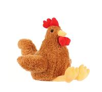 Apricot Lamb Toys Plush Ginger Rooster Stuffed Animal Soft for Child 10"
