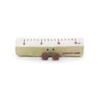 Apricot Lamb Wisdom Ruler Stationery Soft Stuffed Animals Plush Toys 8"
