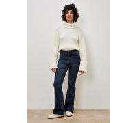 Apricot Women's Lena Fit & Flare High Waist Jeans in Navy | Size: 30