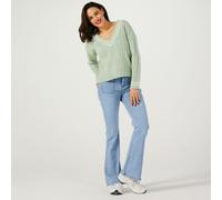 Apricot Lucia Bootcut Denim Jeans ECRU SIZE 16