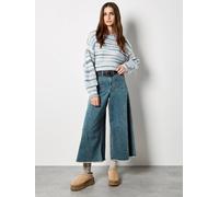Apricot Women's Multicoloured Stripe Soft Jumper in Navy | Size: 18 Apricot Navy 18