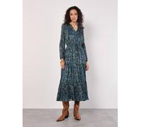 Apricot Paisley Sparkle Midaxi Dress In Navy Navy