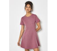 Apricot Women's Panel Knitted A-Line Mini Dress in Pink | Size: 14 Apricot Pink 14