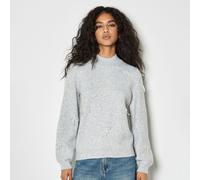 Apricot Pearl Bows Jumper GREY 2XL