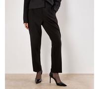 Apricot Pleat Detail Tapered Tailored Trouser BLACK 2XL