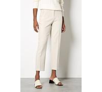 Apricot Women's Pleat Tailored Tapered Trousers in Stone | Size: 10 Apricot Stone 10