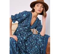 Apricot Women's Sarasa Floral Maxi Dress in Navy | Size: 8 Apricot Navy 8