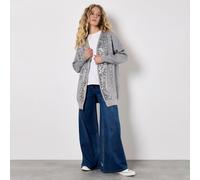 Apricot Sequin Edge Cardigan GREY EXTRA SMALL