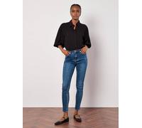 Apricot Sienna Distressed Denim Skinny Fit Jeans In Blue Blue