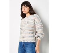 Apricot Soft Chunky Knit Space Dye Jumper In Green Green 10