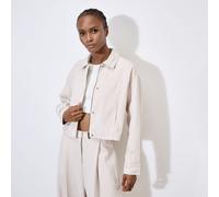 Apricot Soft Tailored Cropped Jacket TEAL SIZE 12