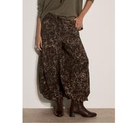 Apricot Tonal Leopard Balloon Trousers KHAKI 2XL
