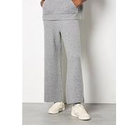 Apricot Waffle Knitted Trouser, Grey, Size L, Women Grey