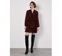 Apricot Women's Batik Paisley Mini Dress in Orange | Size: 12 Apricot Orange 12