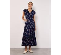 Apricot Women's Botanical Bunches Maxi Dress in Navy | Size: 8 Apricot Navy 8