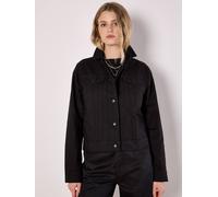 Apricot Women's Cotton Cargo Jacket in Black | Size: 14 Apricot Black 14
