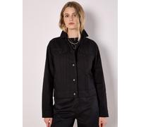 Apricot Women's Cotton Cargo Jacket in Black | Size: 14 Apricot Black 14