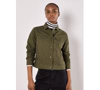 Apricot Women's Cotton Cargo Jacket in Khaki | Size: 8 Apricot Khaki 8