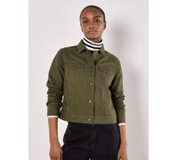 Apricot Women's Cotton Cargo Jacket in Khaki | Size: 8 Apricot Khaki 8