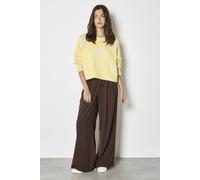 Apricot Women's Crochet Daisies Boxy Jumper in Yellow | Size: 14 Apricot Yellow 14