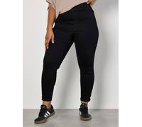 Apricot Women's Curve Grace High-Waist Jeggings Trouser in Black | Size: 26