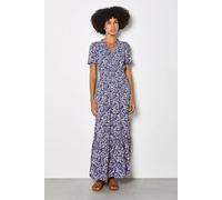 Apricot Women's Ditsy Floral Tiered Maxi Dress in Blue | Size: 10 Apricot Blue 10