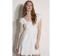 Apricot Women's Floral Ruffle Mini Dress in Cream | Size: 16 Apricot Cream 16