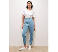 Apricot Women's Freya Paper Bag Waist Slim Fit Jeans in Blue | Size: 8 Apricot Blue 8