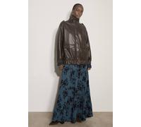 Apricot Women's Oversized Faux Leather Jacket in Brown | Size: 18 Apricot Brown 18