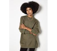 Apricot Women's Oversized Jumper Tunic in Khaki | Size: 12 Apricot Khaki 12