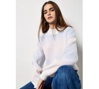 Apricot Women's Pastel Ombre Rib Knit Jumper in Pink | Size: 8 Apricot Pink 8