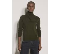 Apricot Women's Ribbed Knit Asymmetric Cardigan in Khaki | Size: 10 Apricot Khaki 10