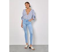 Apricot Women's Sienna High Waist Skinny Jeans in Blue | Size: 10 Apricot Blue 10