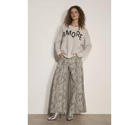 Apricot Women's Soft Knit Amore Jumper in Stone | Size: 14
