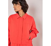 Apricot Women's Soft Tailored Cropped Jacket in Red | Size: 16 Apricot Red 16
