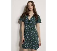 Apricot Women's Vintage Floral Mini Tea Dress in Green | Size: 18 Apricot Green 18