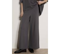 Apricot Women's Waffle Jersey Knit Wide-Leg Joggers in Charcoal | Size: 18