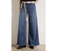 Apricot Zana Wide-Leg Cotton Blend Jeans In Blue Blue