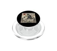 April 15 Tax Monster Kaiju Accountant Wave Scene PopSockets PopGrip for MagSafe