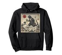 April 15 Tax Monster Kaiju Accountant Wave Scene Pullover Hoodie