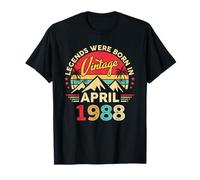 April 1988 Retro Sunset Classic 38-Year-Old 38th Birthday T-Shirt