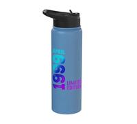 April 1999 Year 1999 Retro 1999 Limited Edition Vintage Stainless Steel Insulated Water Bottle